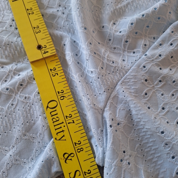 Light Blue Eyelet Top - Picture 10 of 16